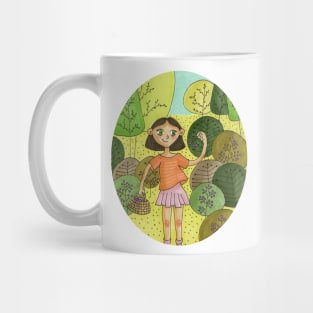 berry picking Mug